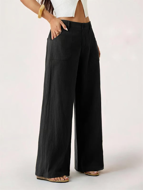 Consuelo | Pantalón de Lino Tiro Alto
