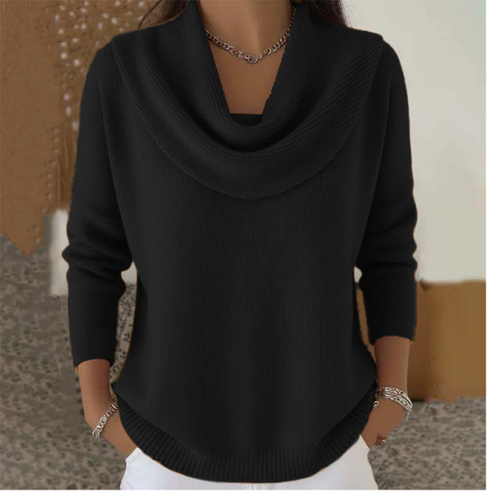 Iole | Jersey Cuello Drapeado