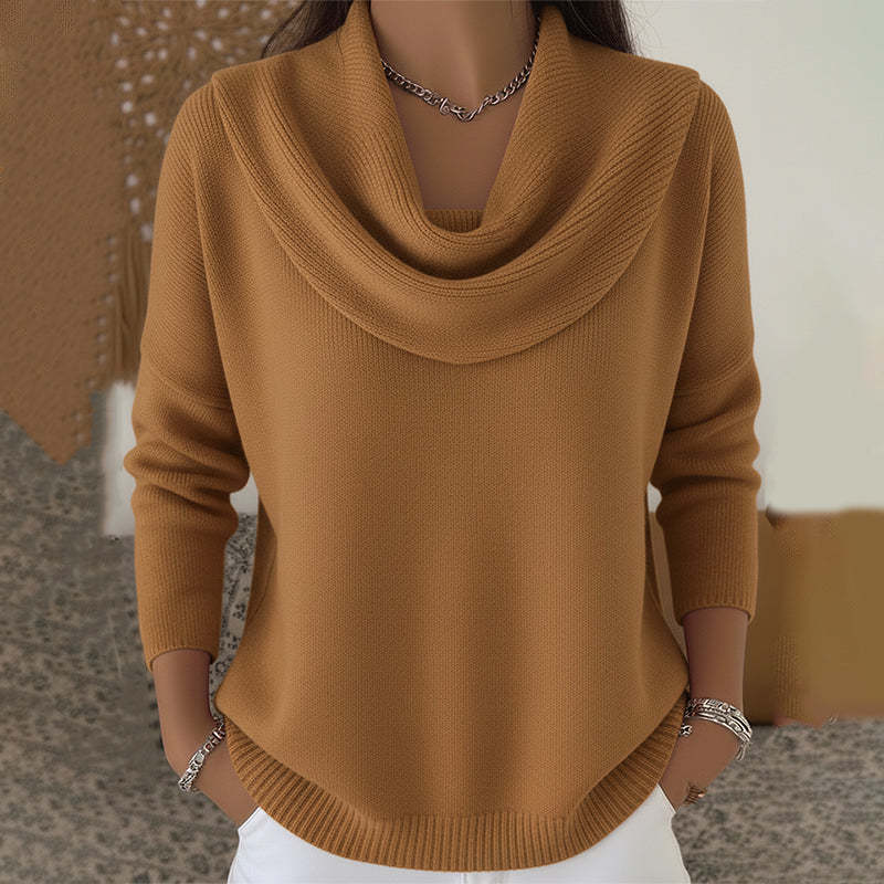 Iole | Jersey Cuello Drapeado