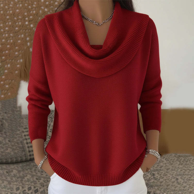 Iole | Jersey Cuello Drapeado