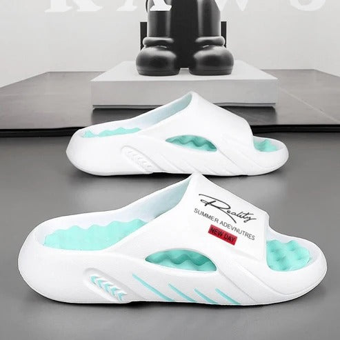 Sandalias con amortiguacion gruesa