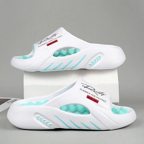 Sandalias con amortiguacion gruesa