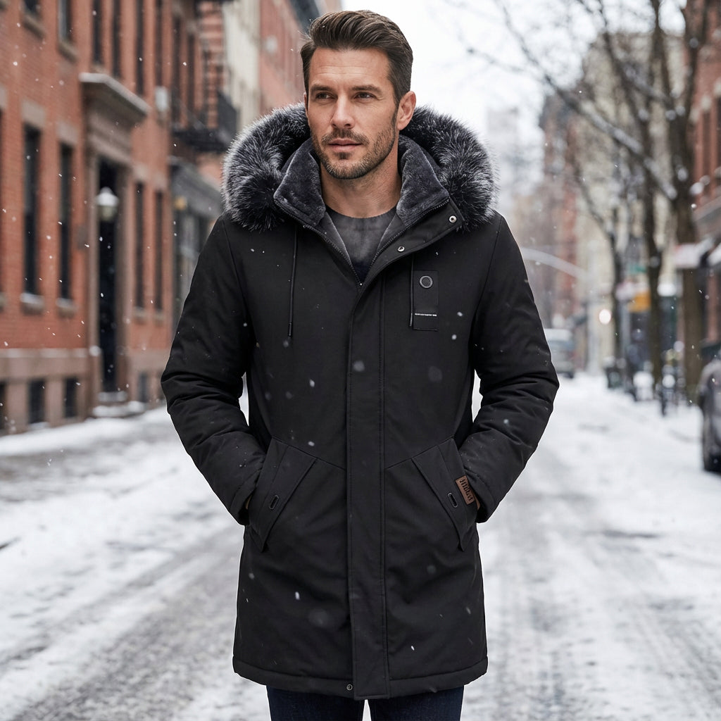 Bruno | Parka Térmica Impermeable con Capucha