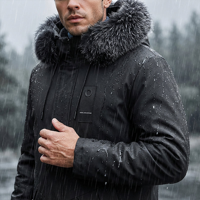 Bruno | Parka Térmica Impermeable con Capucha