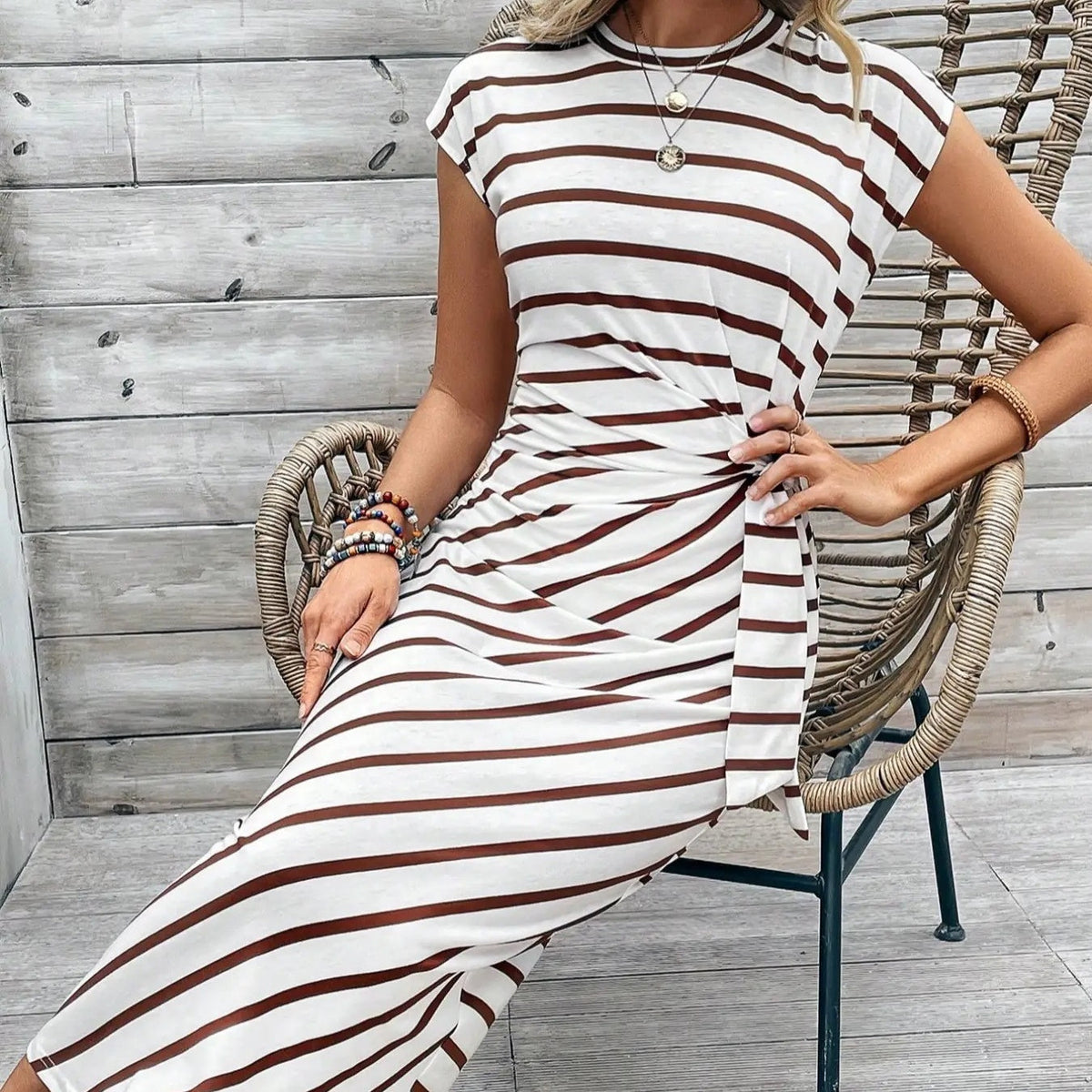 Fernanda | Vestido Ajustado con Lazo Leopardo