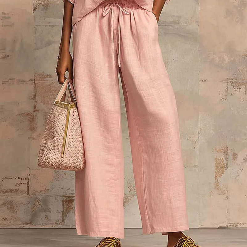 Encarna | Conjunto Top y Pantalón Liso