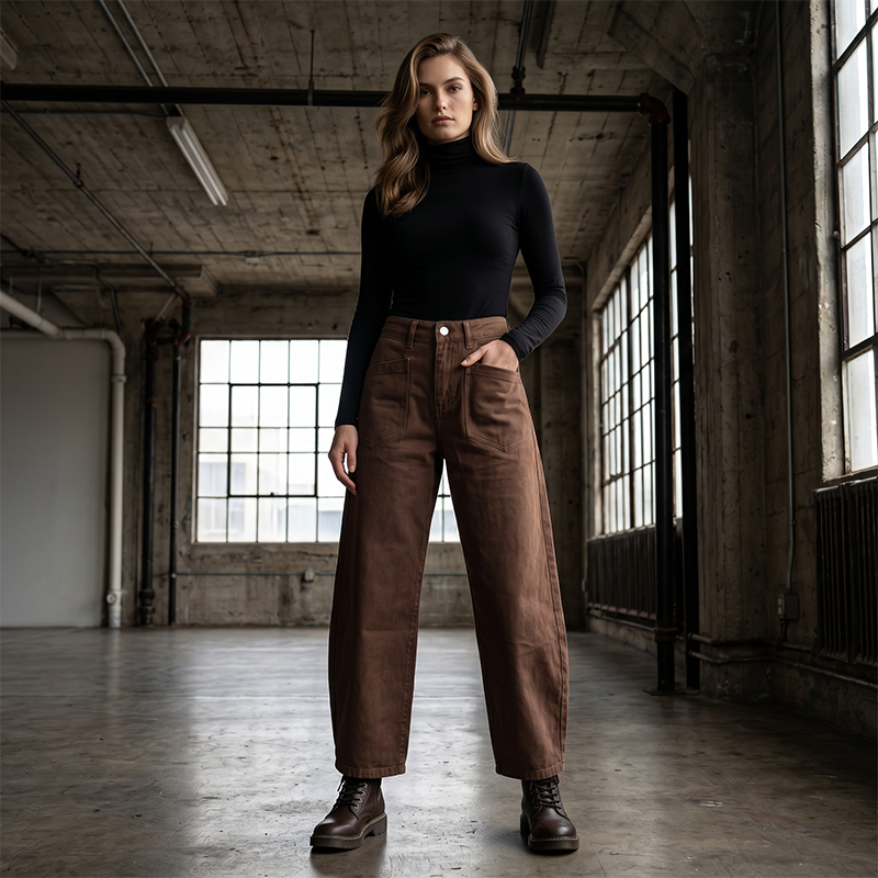 Josefa | Pantalón Ancho Tiro Alto