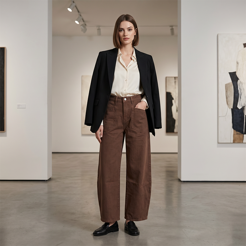 Josefa | Pantalón Ancho Tiro Alto