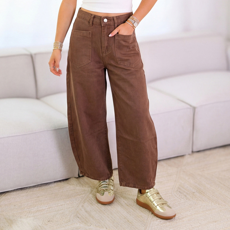 Josefa | Pantalón Ancho Tiro Alto