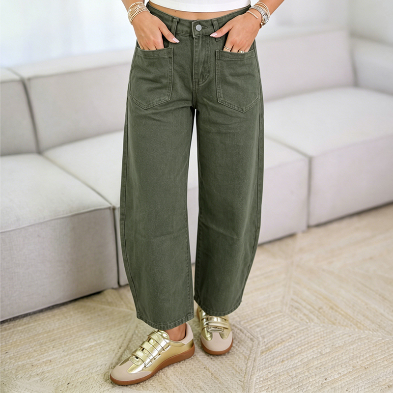 Josefa | Pantalón Ancho Tiro Alto