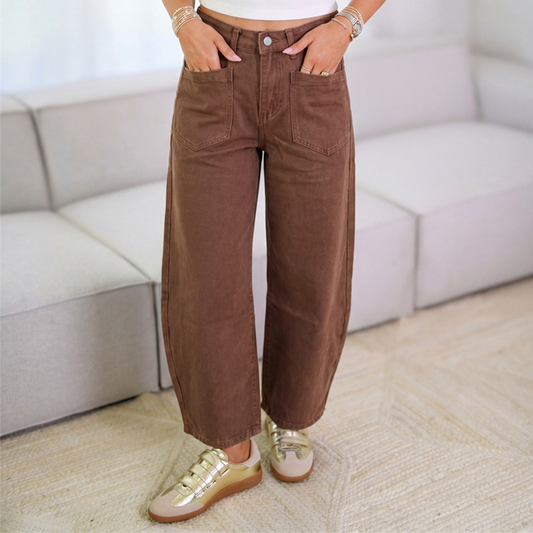 Josefa | Pantalón Ancho Tiro Alto