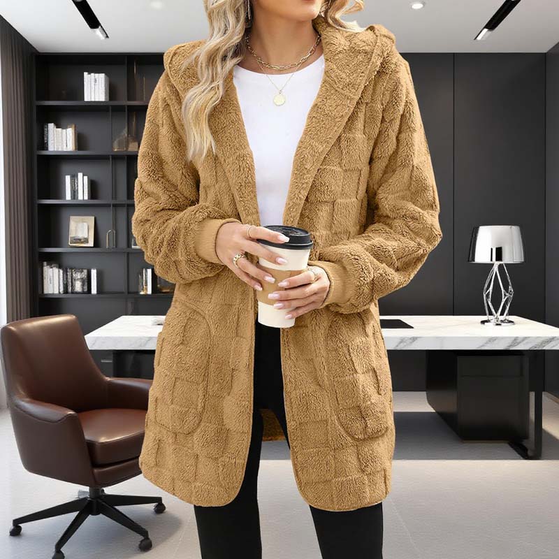 Mireia | Cárdigan Suave de Cuadros