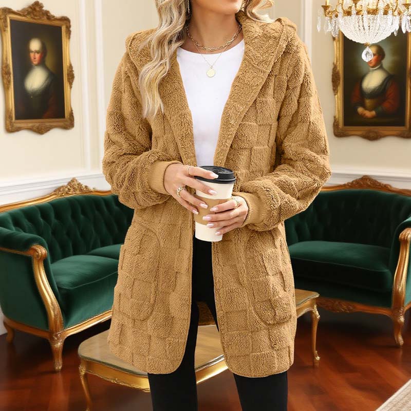 Mireia | Cárdigan Suave de Cuadros