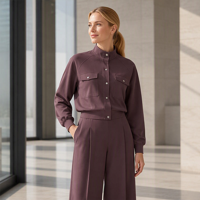 Dalia | Conjunto Chaqueta y Pantalón Ancho