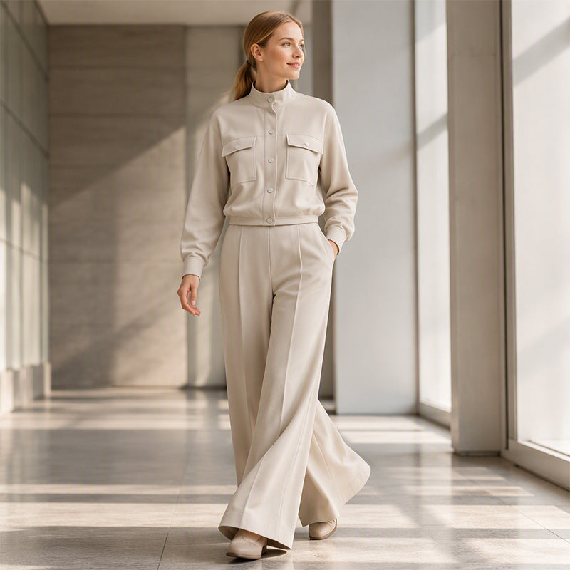 Dalia | Conjunto Chaqueta y Pantalón Ancho