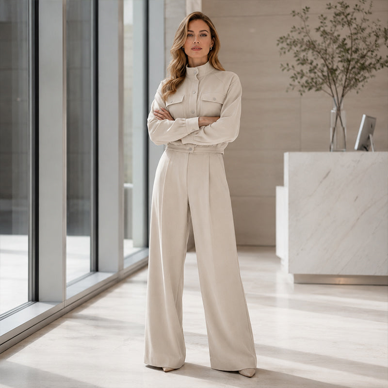 Dalia | Conjunto Chaqueta y Pantalón Ancho