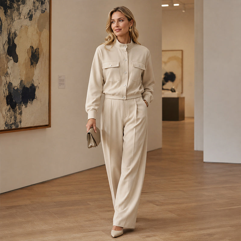Dalia | Conjunto Chaqueta y Pantalón Ancho
