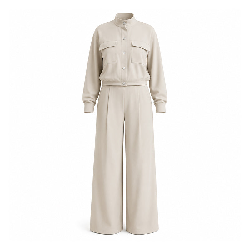 Dalia | Conjunto Chaqueta y Pantalón Ancho