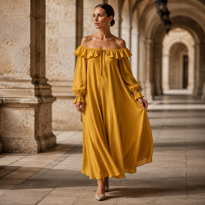Zoraida | Vestido Maxi sin Tirantes