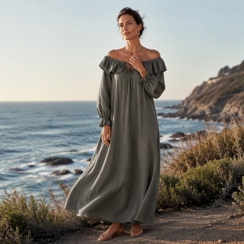 Zoraida | Vestido Maxi sin Tirantes