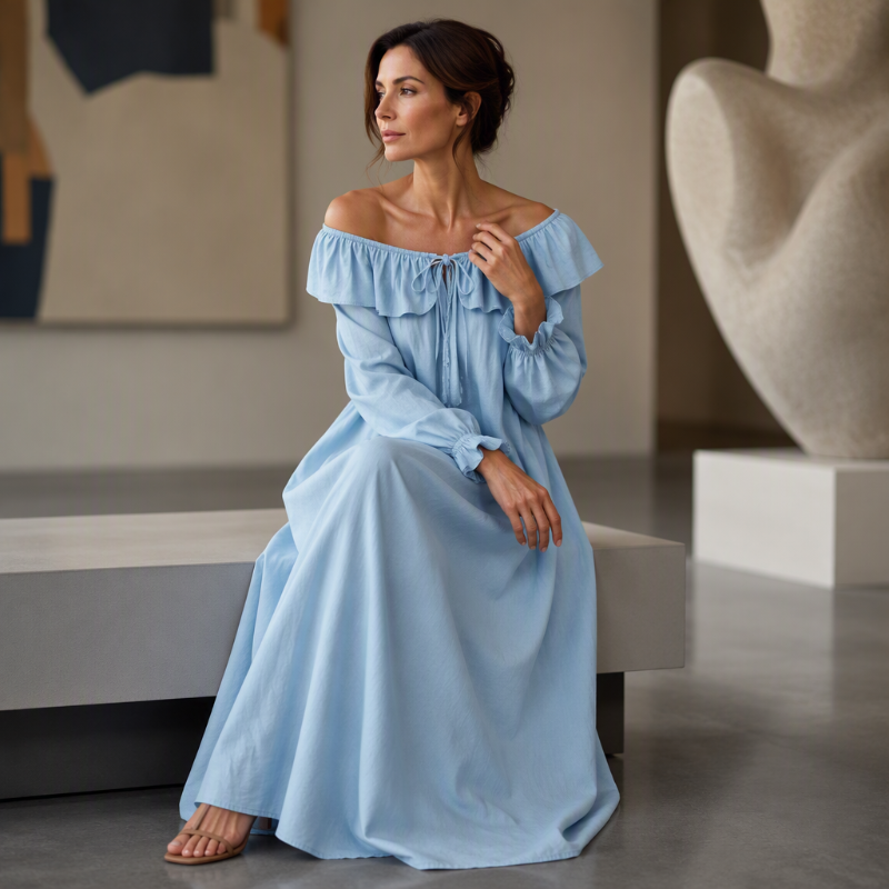 Zoraida | Vestido Maxi sin Tirantes