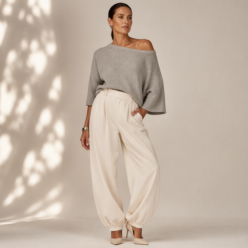 Ximena | Conjunto Top Punto sin Tirantes y Pantalón