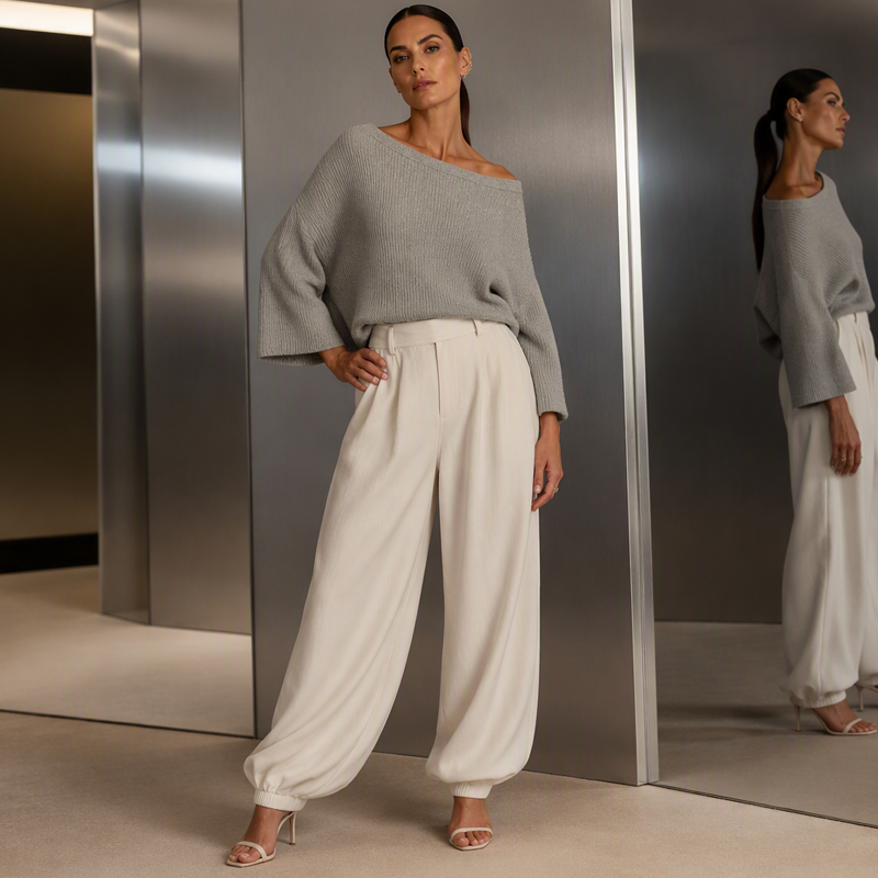 Ximena | Conjunto Top Punto sin Tirantes y Pantalón
