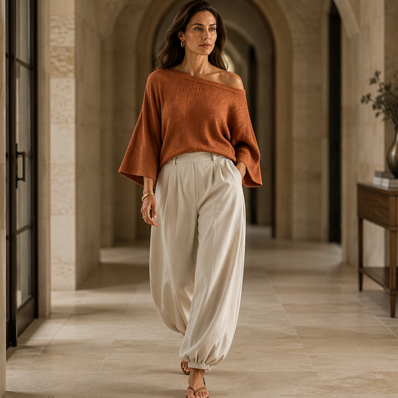 Ximena | Conjunto Top Punto sin Tirantes y Pantalón