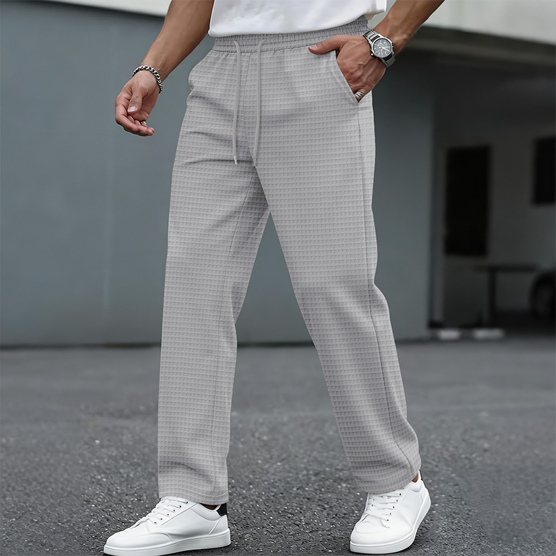 Valentín | Pantalón Casual Waffle con Cordón