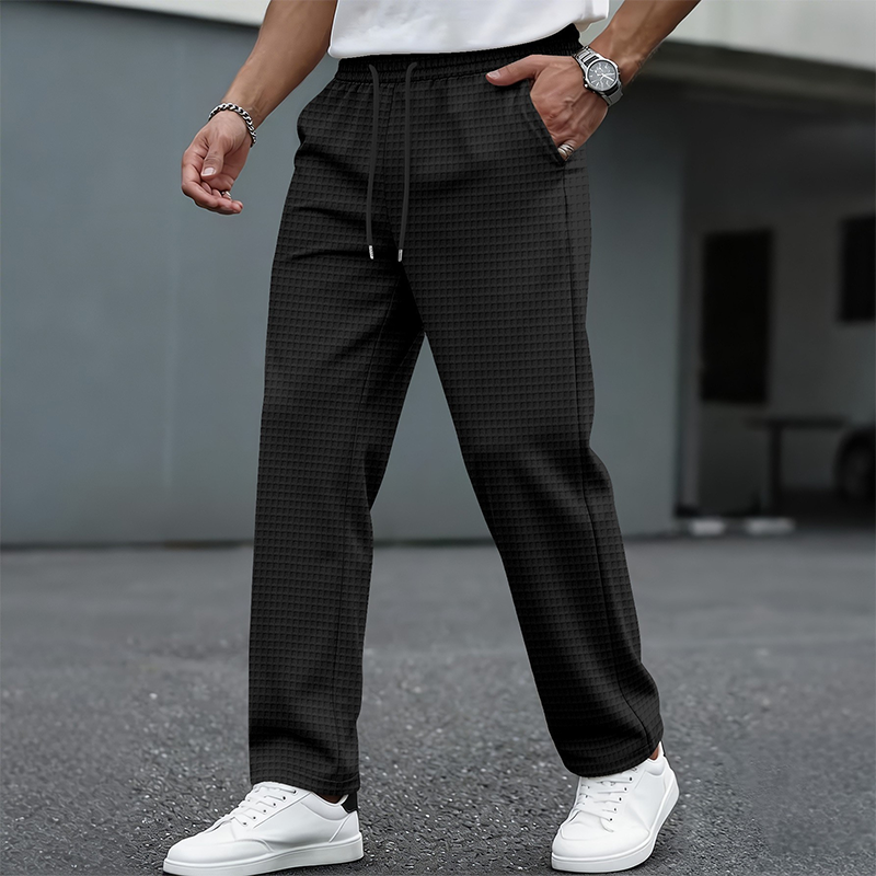 Valentín | Pantalón Casual Waffle con Cordón