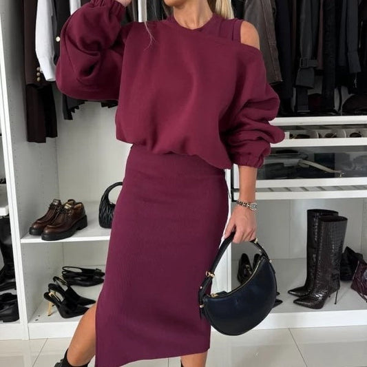 Teresa | Conjunto Top y Vestido sin Mangas