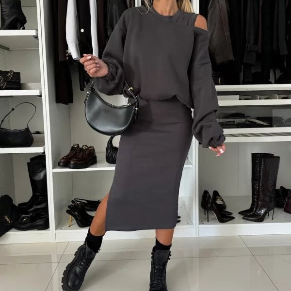 Teresa | Conjunto Top y Vestido sin Mangas