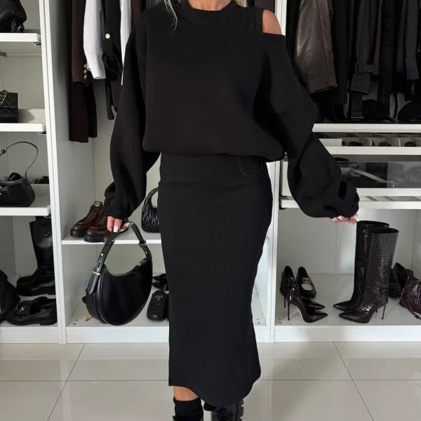 Teresa | Conjunto Top y Vestido sin Mangas