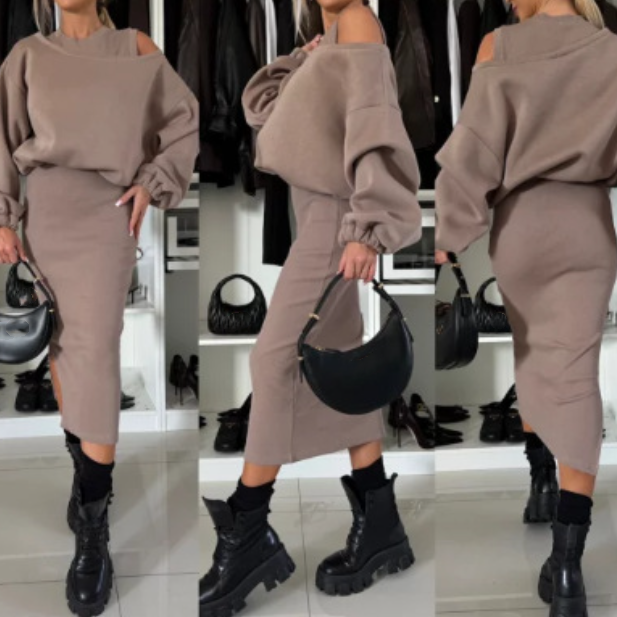 Teresa | Conjunto Top y Vestido sin Mangas