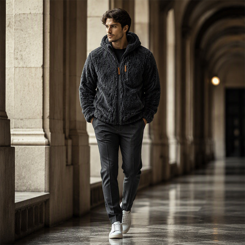 Óscar | Chaqueta Polar con Capucha
