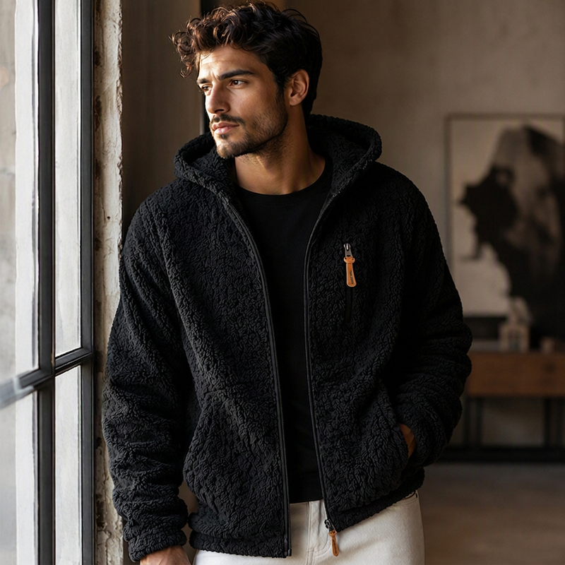 Óscar | Chaqueta Polar con Capucha