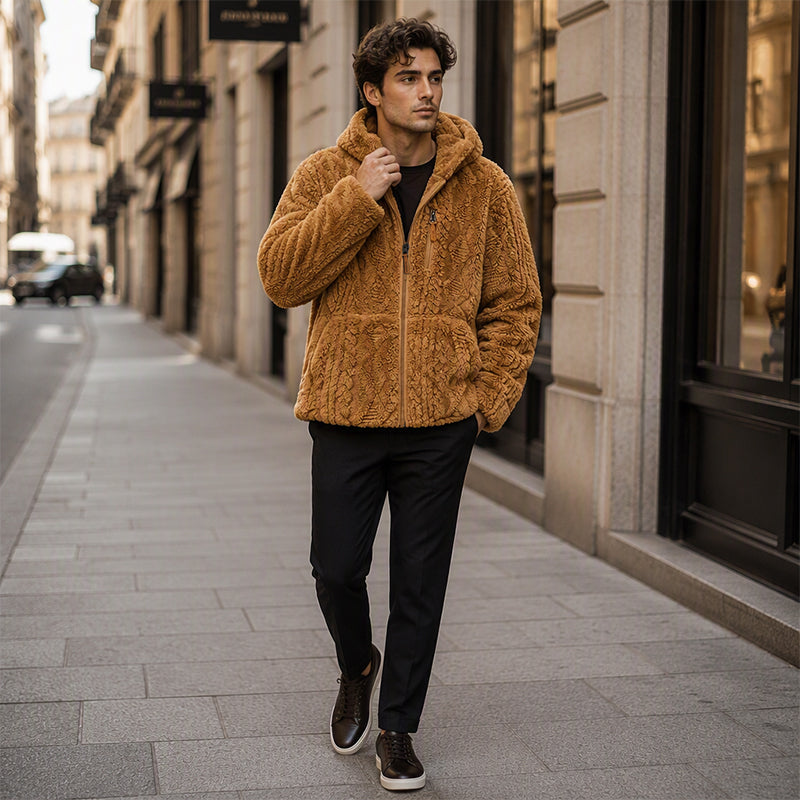 Óscar | Chaqueta Polar con Capucha