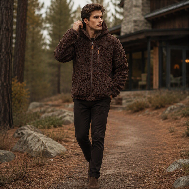 Óscar | Chaqueta Polar con Capucha