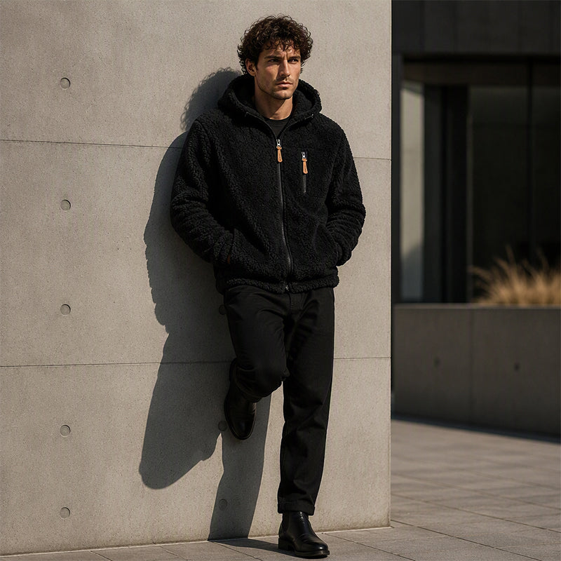 Óscar | Chaqueta Polar con Capucha