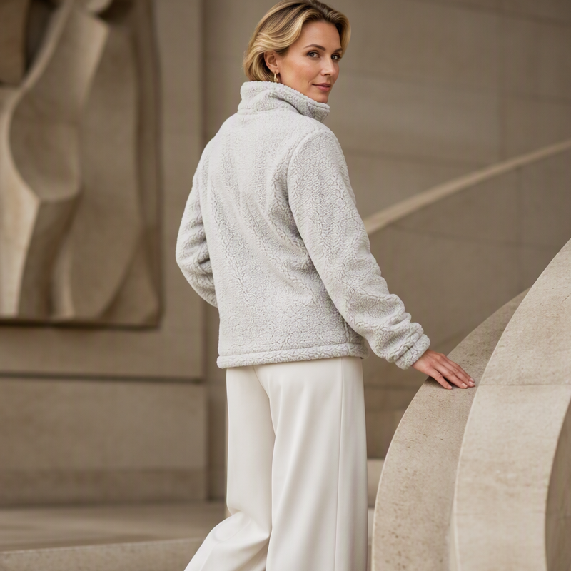 Herminia | Jersey Oversize Media Cremallera