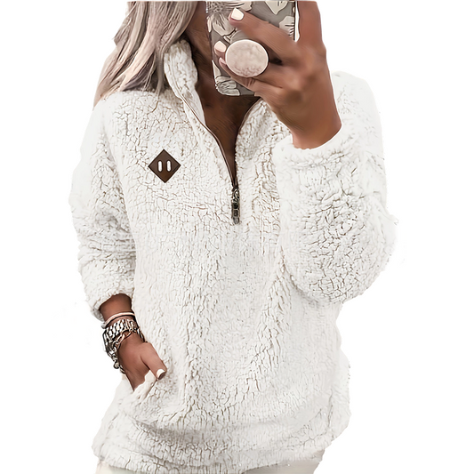 Herminia | Jersey Oversize Media Cremallera