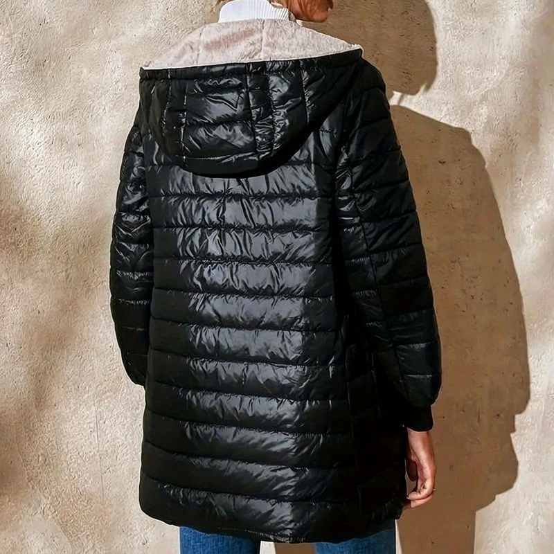 Gabriela | Abrigo Acolchado de Invierno con Capucha