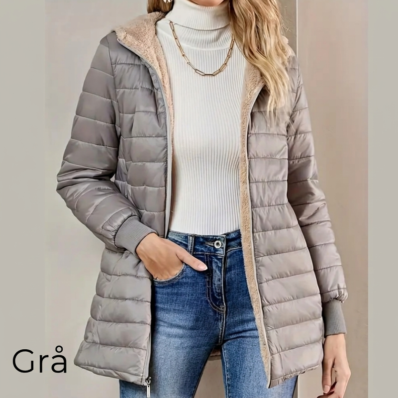 Gabriela | Abrigo Acolchado de Invierno con Capucha