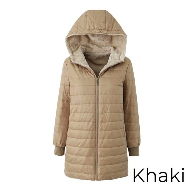Gabriela | Abrigo Acolchado de Invierno con Capucha