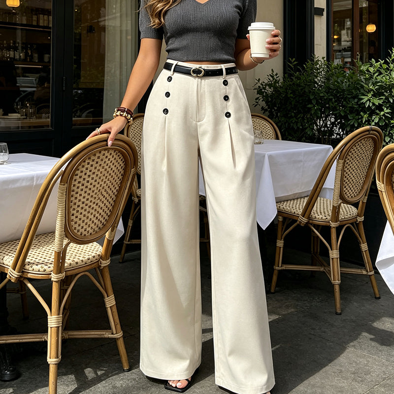 Valeria | Pantalón Ancho Cruzado