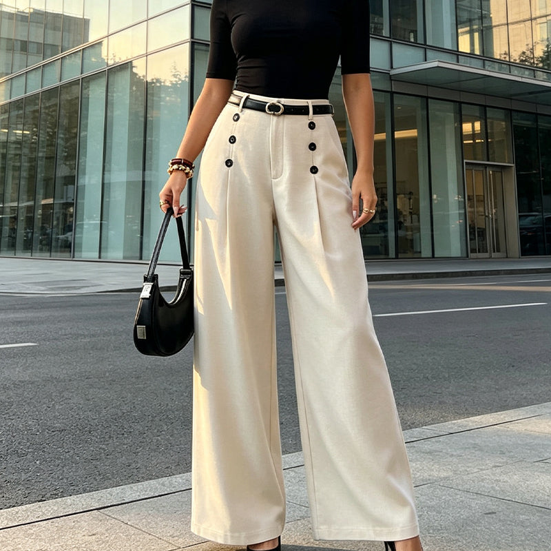 Valeria | Pantalón Ancho Cruzado