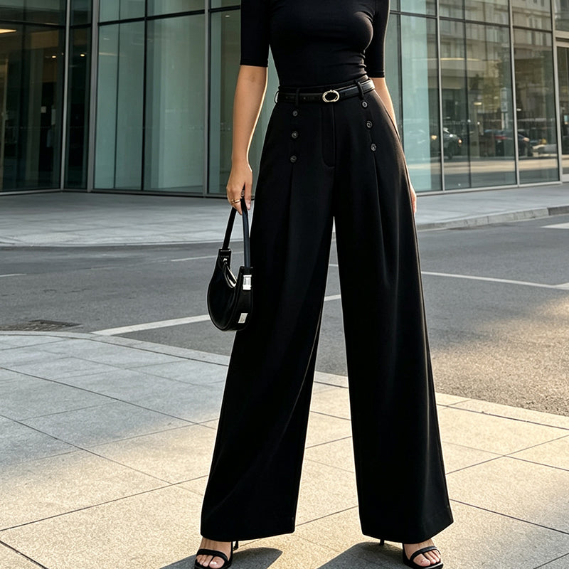 Valeria | Pantalón Ancho Cruzado