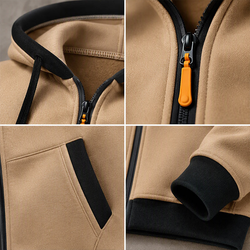 Nerea | Sudadera con Capucha y Cremallera